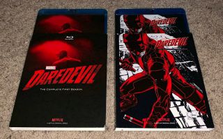 Marvel ' s DAREDEVIL Complete Season 1 & 2 Blu - ray set w/ Slipcovers - RARE 2