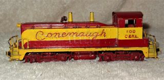 Rare Vintage Conemaugh Blacklick 100 C&bl Metal Ho Train Engine Locomotive