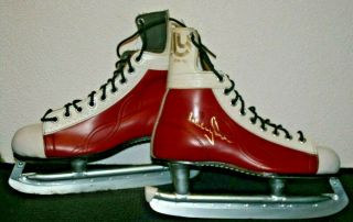 Rally Bobby Orr Semi Pro Hockey Skates Rare Red/white