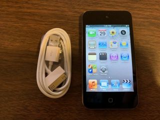 Apple Ipod Touch 4th Generation Black (32 Gb) Bundle - Ios 4.  1 - Rare