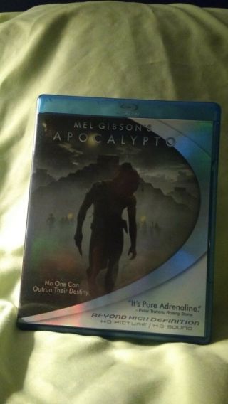 Apocalypto Blu - Ray Disc Mel Gibson Film Mayan 2012 Oop Rare