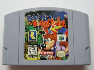 Authentic Banjo Kazooie Nintendo 64 N64 Official Rare Retro Game Kids