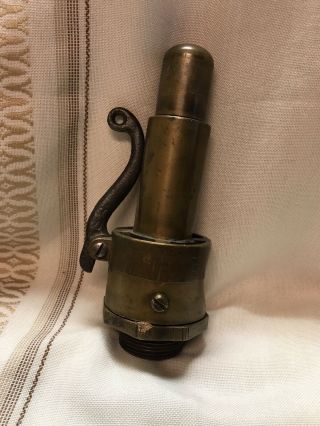 Antique Brass Steam Pressure Relief Valve Cool Steampunk