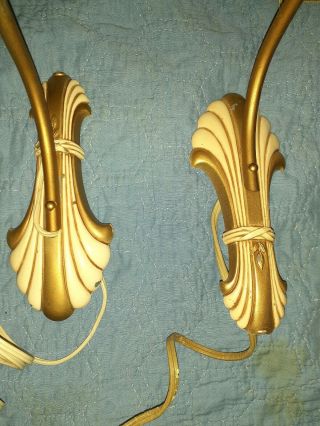 VINTAGE ART DECO WALL SCONCE LAMPS LIGHTS 2