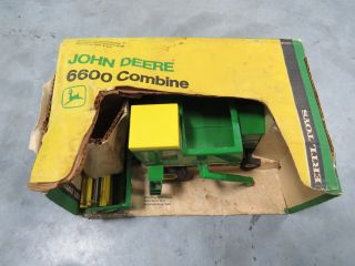 Vintage John Deere Chain Drive Metal Reel 6600 Combine Rare Ertl
