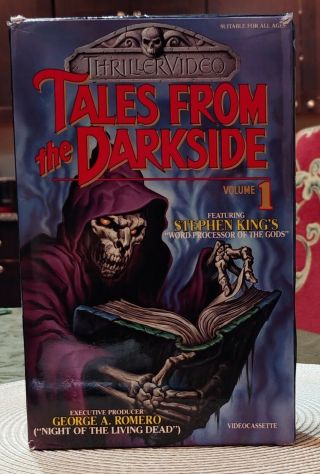 Tales From The Darkside Vol.  1 Thriller Video Big Box Vhs Horror 1986 Htf Rare