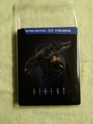 Aliens Blu - Ray Steelbook Limited Edition Import (30th Annv) Oop/rare