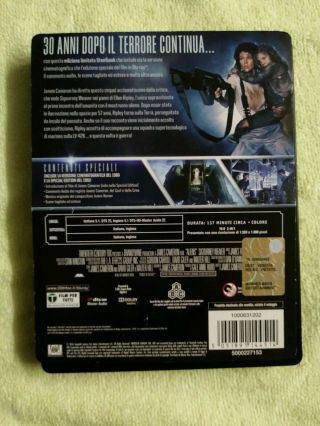 Aliens Blu - ray Steelbook Limited Edition Import (30TH ANNV) OOP/RARE 3