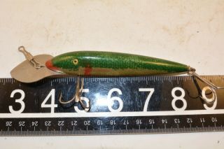 Old Early And Very Rare Wooden Glass Eye Cisco Kid Lure Minnow Bait 1 B