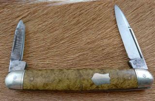 RARE Vintage F.  W.  Sheldon Pocket Knife Awesome Mottled Scales Whittler 2