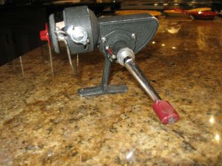 DAM QUICK 110 Vintage Fishing Reel,  Black and Red,  Open Bale 2