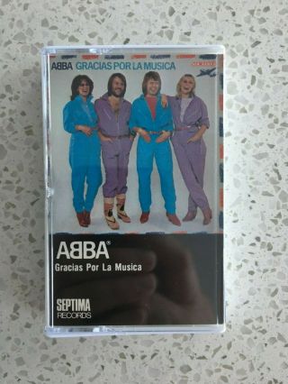 Abba - Gracias Por La Musica - Rare Cdn Spanish - Language Cassette Ex Cond