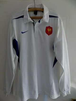 Nike France Ffr Retro Vintage Rare 2003 Rugby Union Shirt 6 Nations Jersey 2xl