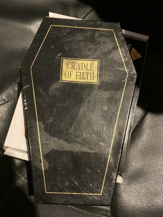Dusk And Her Embrace By Cradle Of Filth Rare Coffin Box