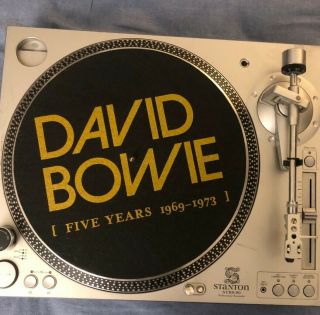 Rare Stanton Str8 - 80 Turntable Record Player David Bowie Edition