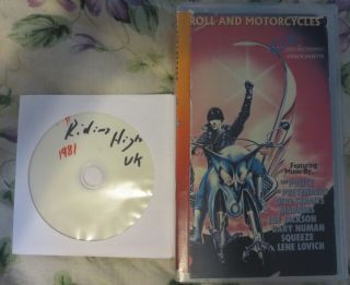 Riding High 1981 Vhs,  Dvd,  Eddie Kidd Motorcycle Cult,  The Police Rare Oop Movie