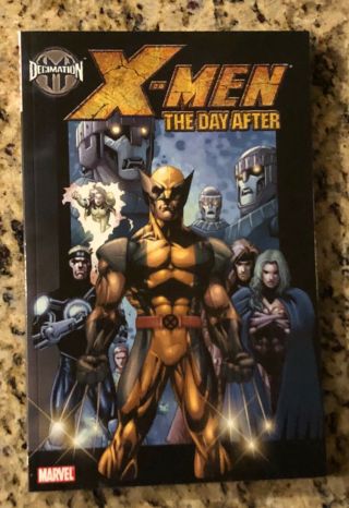 Decimation: X - Men - The Day After Rare 1st Print Tpb Oop 2006 Marvel Flawless