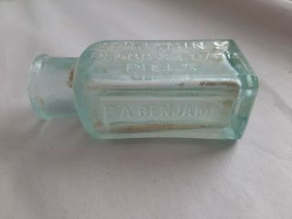 Antique Medicine Bottle Benjamin 