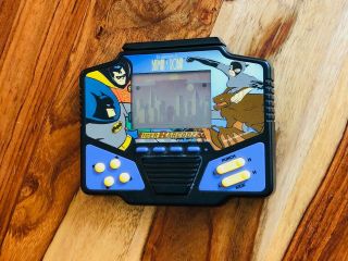 The Adventures Batman And Robin Barcodzz Version Tiger Electronics Lcd Rare