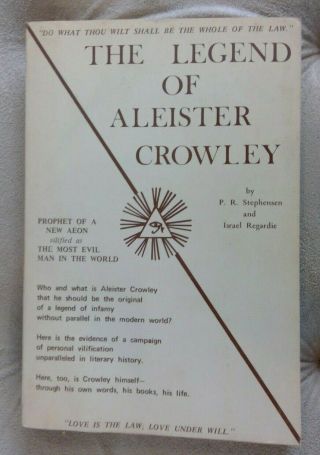 The Legend Of Aleister Crowley Paperback Extremely Rare