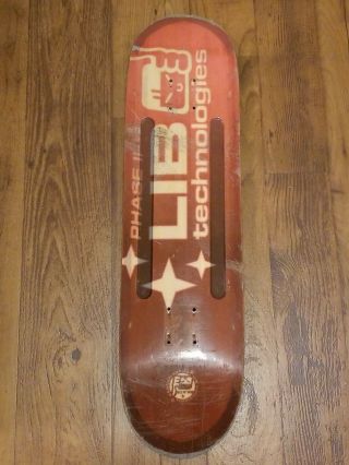 Lib Tech Skateboard Deck 8 X 31.  5 " Rare