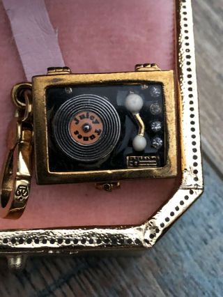 Juicy Couture Rare Record Player Charm Unmarked Box