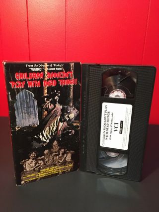 Children Shouldn’t Play With Dead Things Vhs,  Rare 1972 Horror