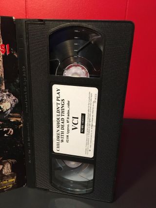 Children Shouldn’t Play With Dead Things VHS,  RARE 1972 Horror 3
