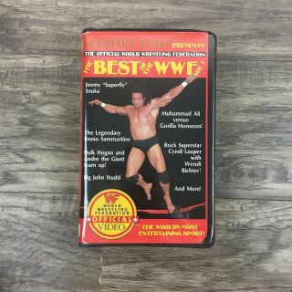 Best Of The Wwf Volume Vol.  1 Vhs Coliseum Video Rare Wrestling Black Clamshell