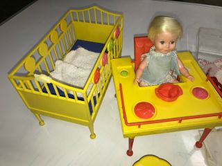 Vintage Deluxe Reading 8 " Suzy Cute Baby Doll Accessories Clothes 1964