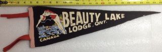 Beauty Lake Lodge Northern Ontario Canada Vintage 1950 