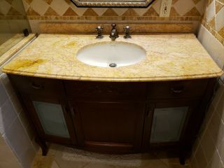 Bathroom Vanity (2 Matching Vanities Without Countertops) And 2 Mirrors