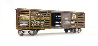 Rare Prewar Marx Pennsylvania Railroad 53941 3/16 Scale Penn Rr Stock Car