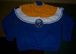 Stitched Authentic Rare Buffalo Sabres Vintage Early - 1990s Apex Jacket M Jersey