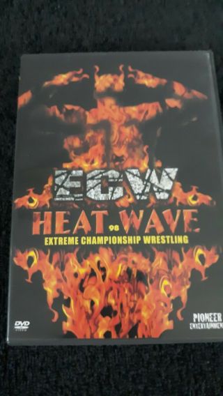 Ecw - Heatwave 1998 (dvd,  2001) Pioneer Rare & Oop Extreme