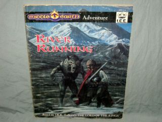 I.  C.  E Merp 2nd Edition Adventure - River Running (very Rare And Vg, )