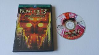 Friday The 13th - Part 8 Viii Jason Takes Manhattan Dvd Rare Widescreen