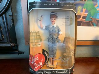 Vintage I Love Lucy Does A Tv Commercial 1997 Barbie Doll Mattel 17645 Rare