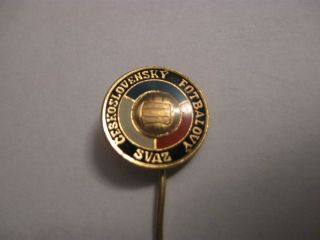Rare Old Czech Football Association Small Metal Stick Pin Badge