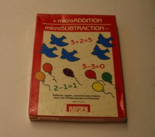 Rare Microaddition/microsubraction By Hayden For Atari 400/800 - Rarity 9