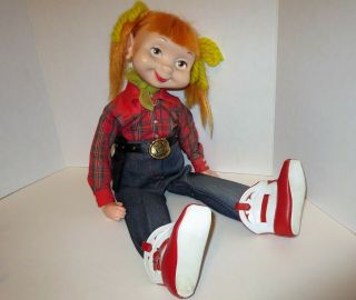 Vintage 1960 Hilda The Hillbilly Whimsies Doll Ooak Cowgirl Western Outfit