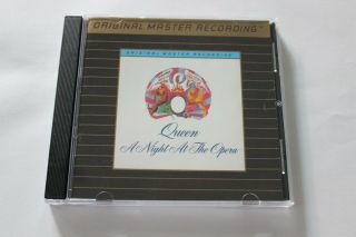 Queen - A Night At The Opera - Mfsl 24 Kt Gold Cd - Rare - Standard Case