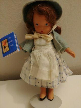 Vintage 5 " Nancy Ann Storybook Doll Bisque Jt Jointed Dillar Dollar Look
