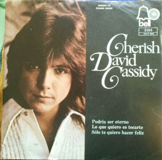 David Cassidy " Cherish” Pop Rare 7 " Promo Single 45rpm Vinyl