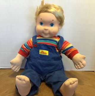 Vintage 1986 My Buddy Doll Hasbro Playskool 23 " Blonde Hair Blue Eyes