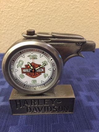 Rare Harley Davidson Eagle Clock