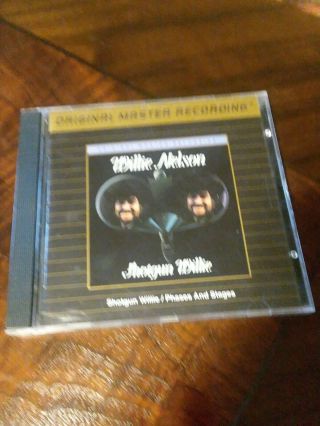 Willie Nelson - Shotgun / Phases & Stages - Rare Mfsl Gold Disc 2:1 Cd Ss Outlaw