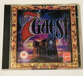 Vtg Rare 1993 The 7th Guest Pc Game Cd - Rom 2 Disc Set From Virgin Games Complete