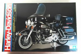 Tamiya 1/6 Harley - Davidson Flh Classic Black Flash Big Scale Series No.  15 Rare
