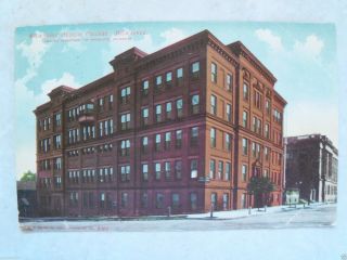 Milwaukee,  Wis.  Medical College Marquette Mailed:1907 Antique Pre - Linen Postcard